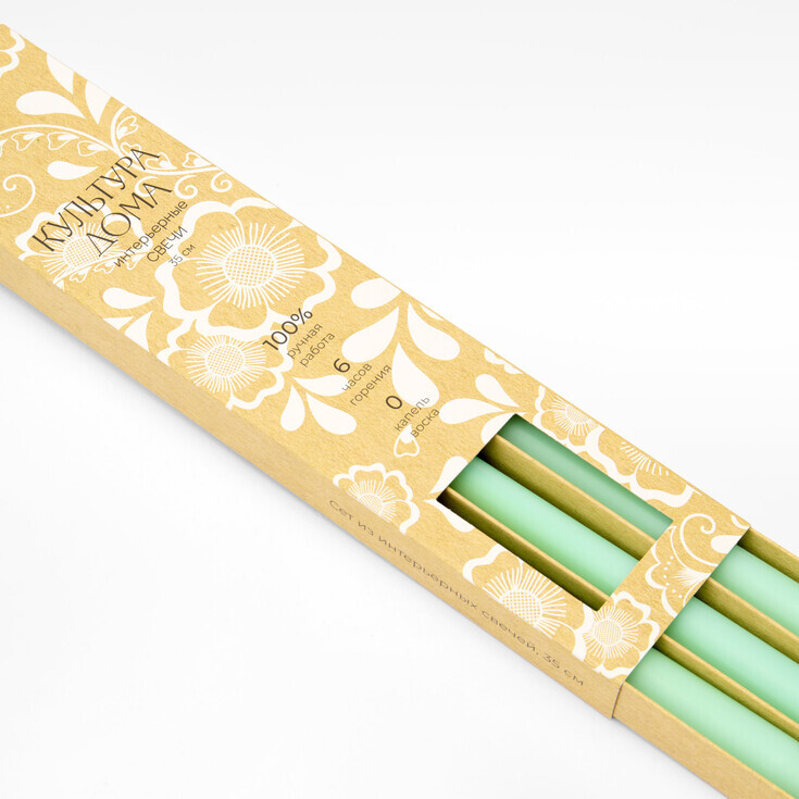 Набор свечей Мятные леденцы - мобильное фото 2