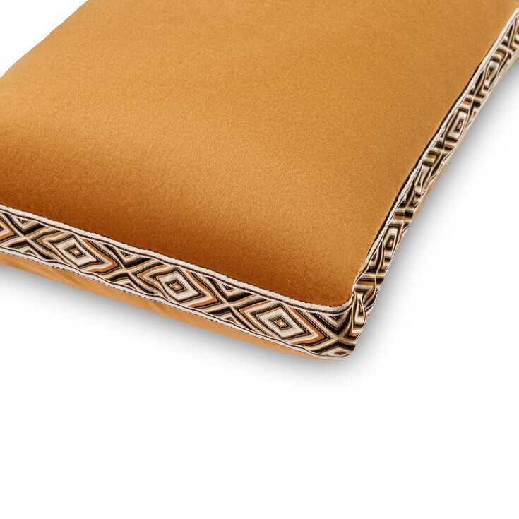 Подушка Пиктограммы 25х90 бежевая - мобильное фото 2