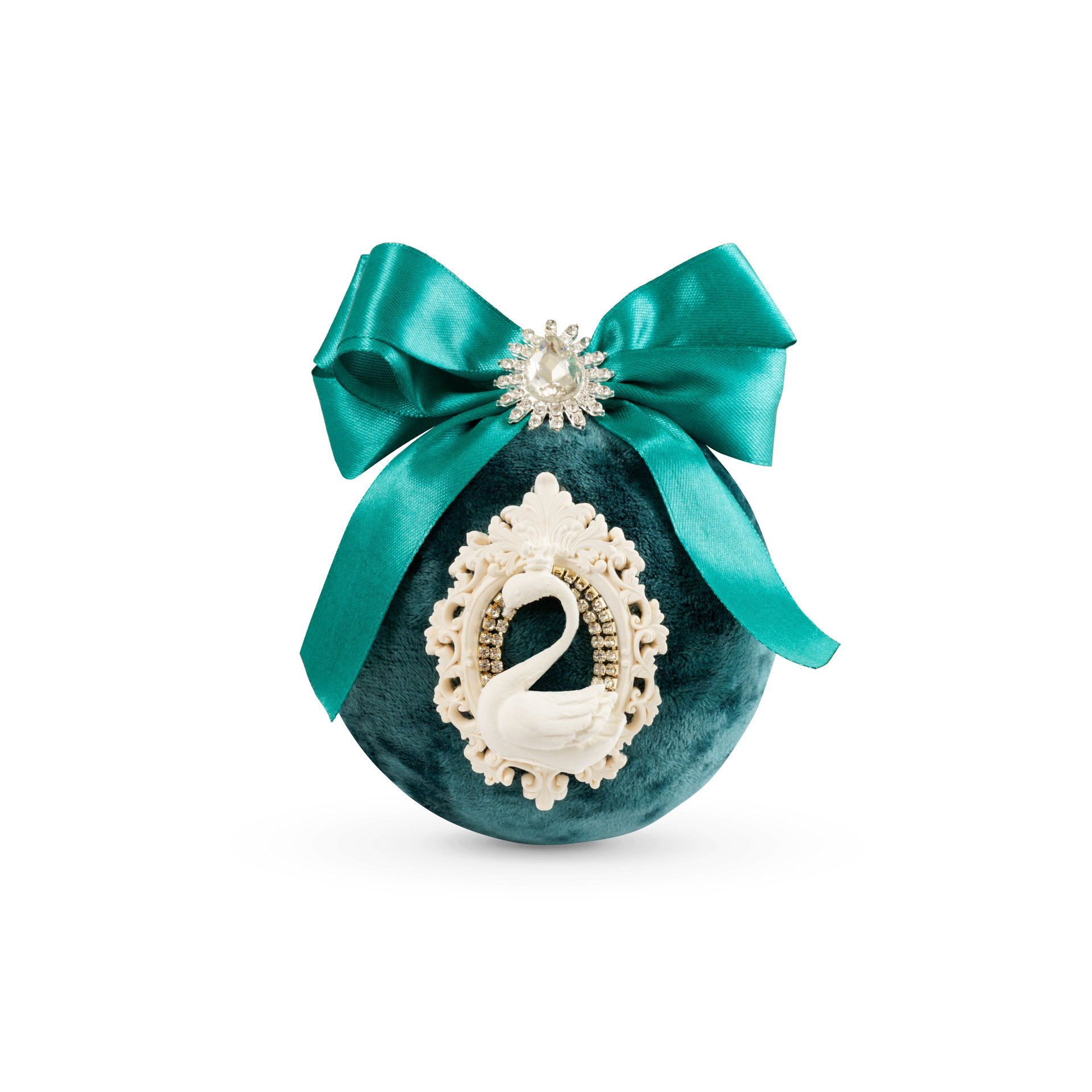 Набор ёлочных шаров Новогодние истории, зеленый - крупное фото 5